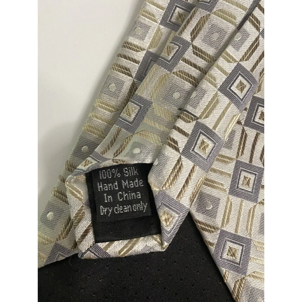 Men's Neck Tie Platinum Designs Silk L63